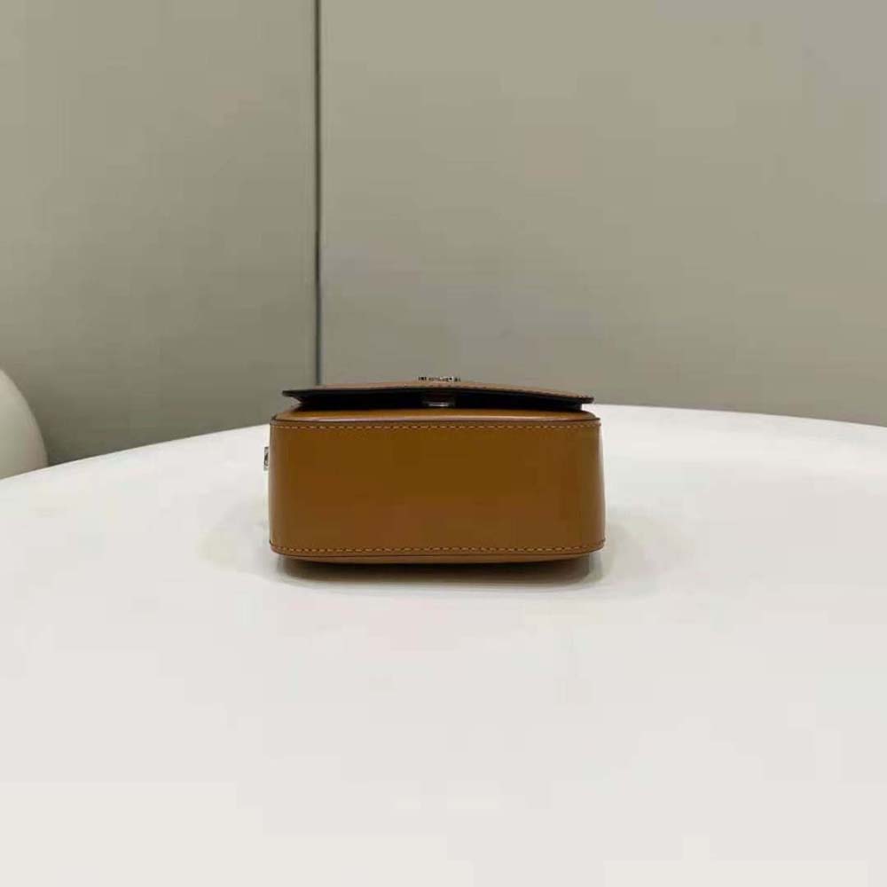 Fendi Women Nano Bag F Brown Leather Mini-Bag - image 5