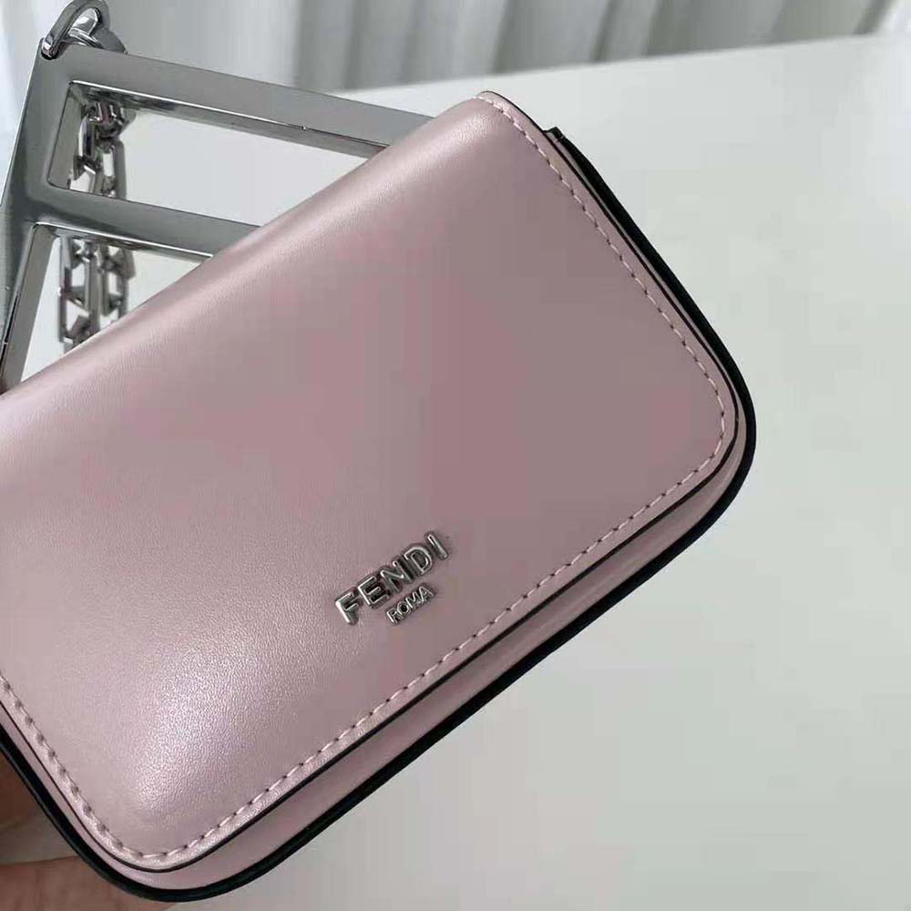 Fendi Women Nano Bag F Pink Leather Mini-Bag - image 4