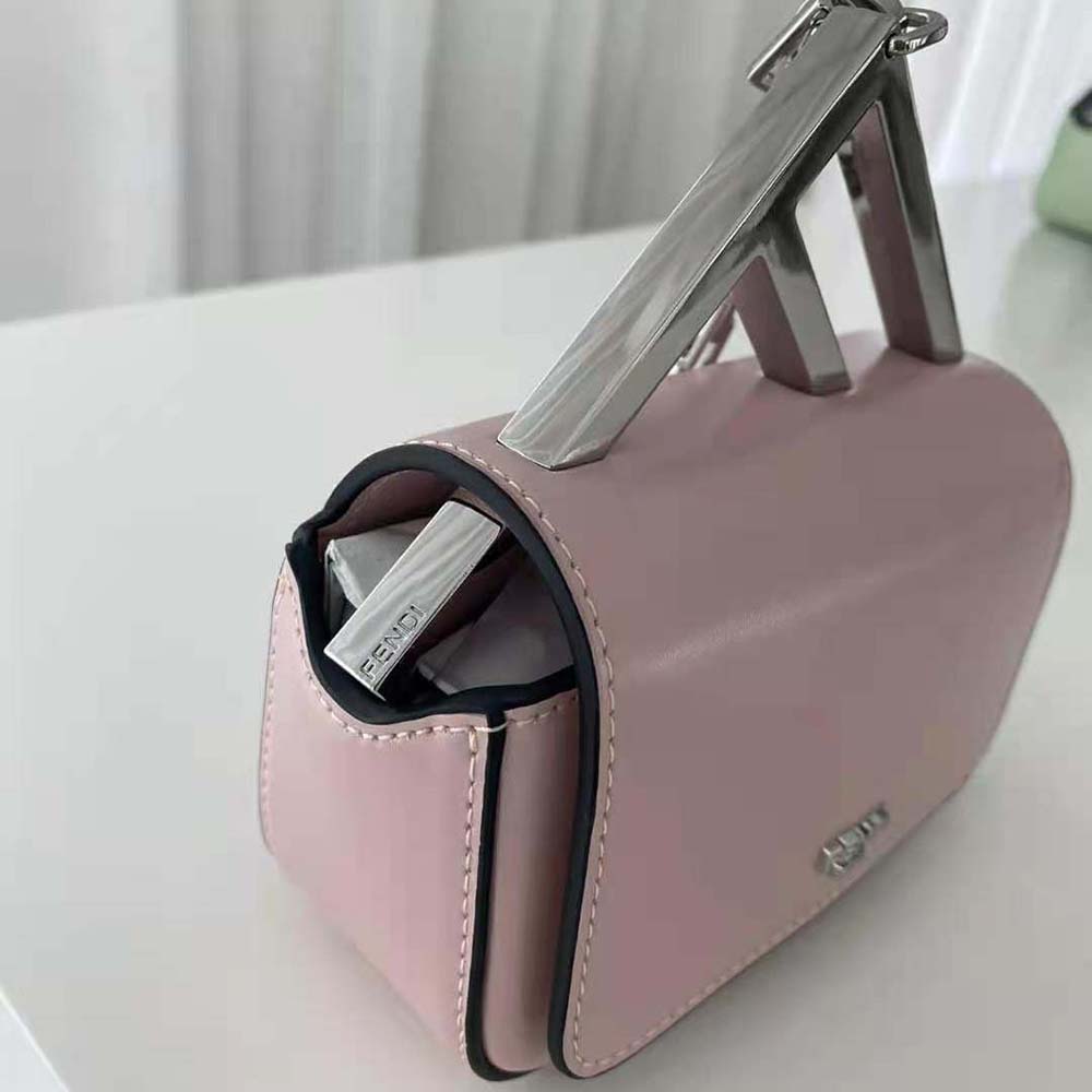 Fendi Women Nano Bag F Pink Leather Mini-Bag - image 6