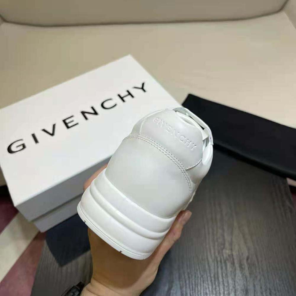 Givenchy Men G4 Sneakers in Leather-White - image 9