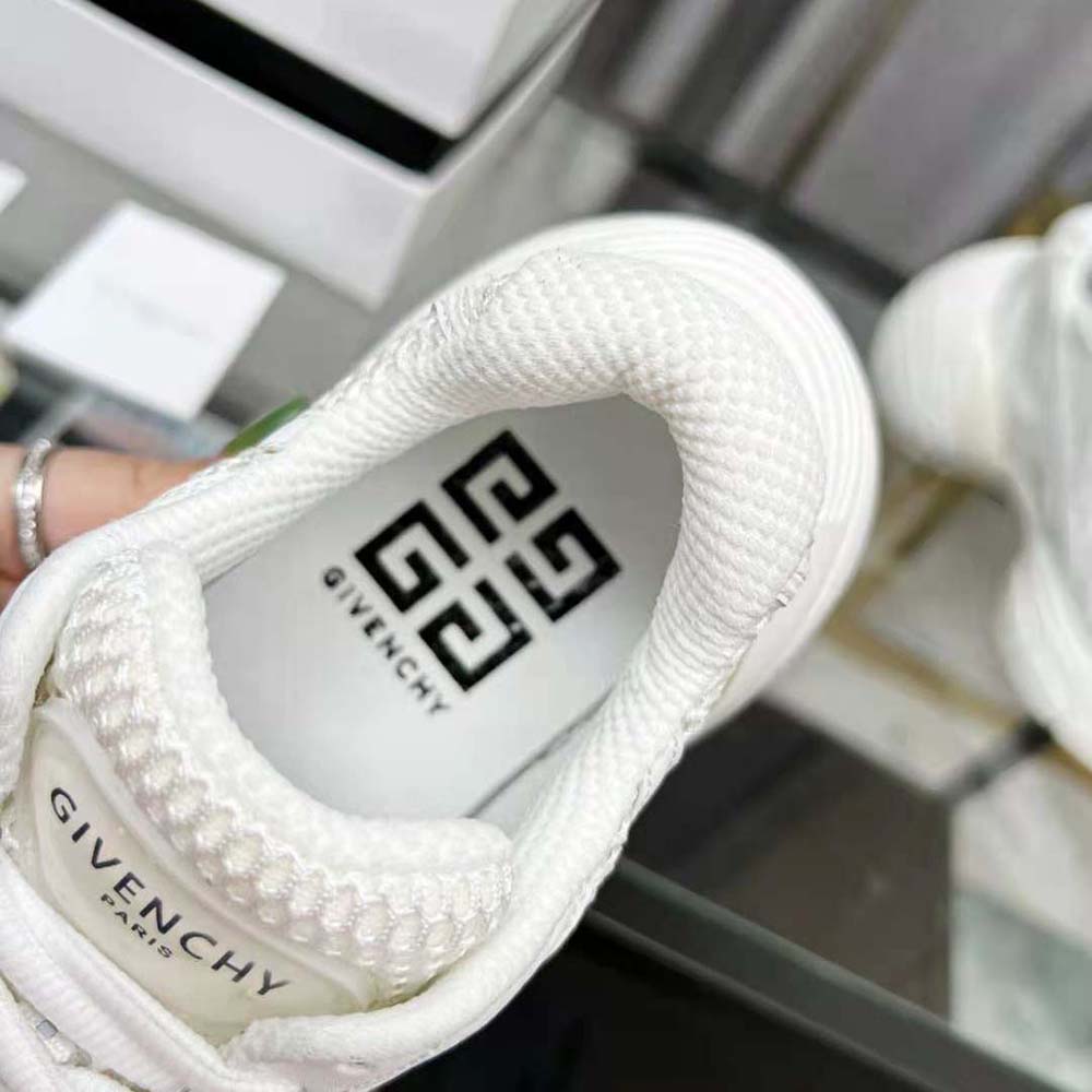 Givenchy Unisex TK-MX Runner Sneakers in Mesh-White - image 9