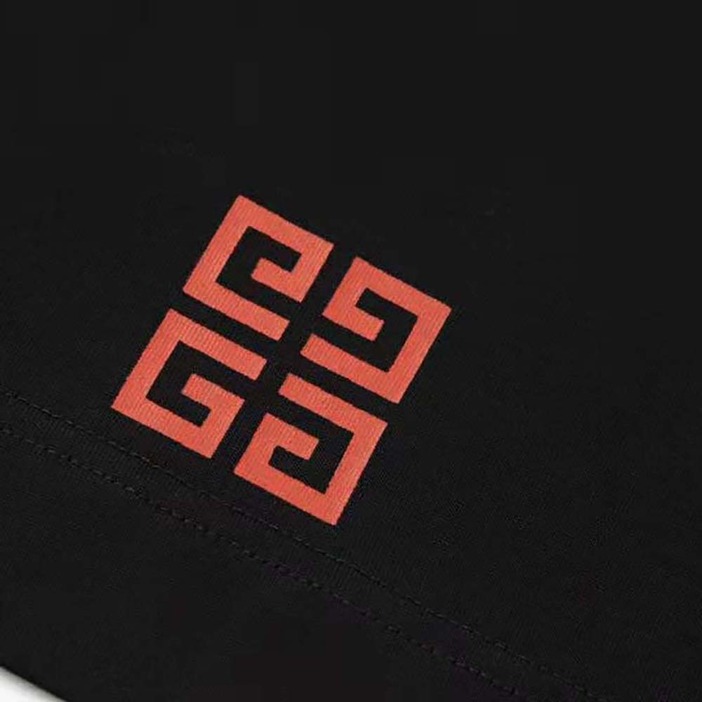 Givenchy Men 4G Givenchy Slim Fit T-shirt-Black/red - image 8