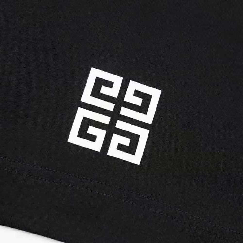 Givenchy Men Givenchy 4g Lock Slim Fit T-shirt-Black - image 7