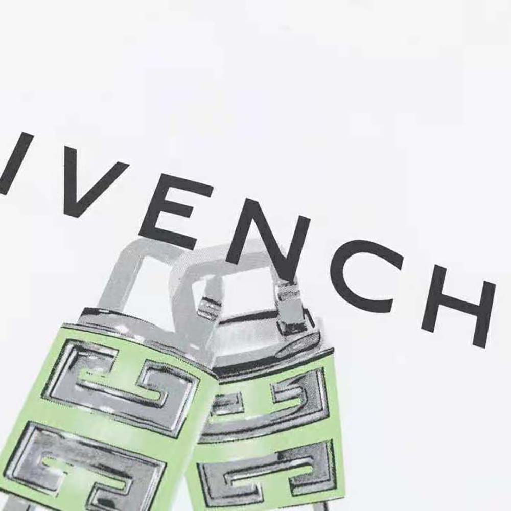 Givenchy Women Givenchy 4g Lock Slim Fit T-shirt-White - image 7