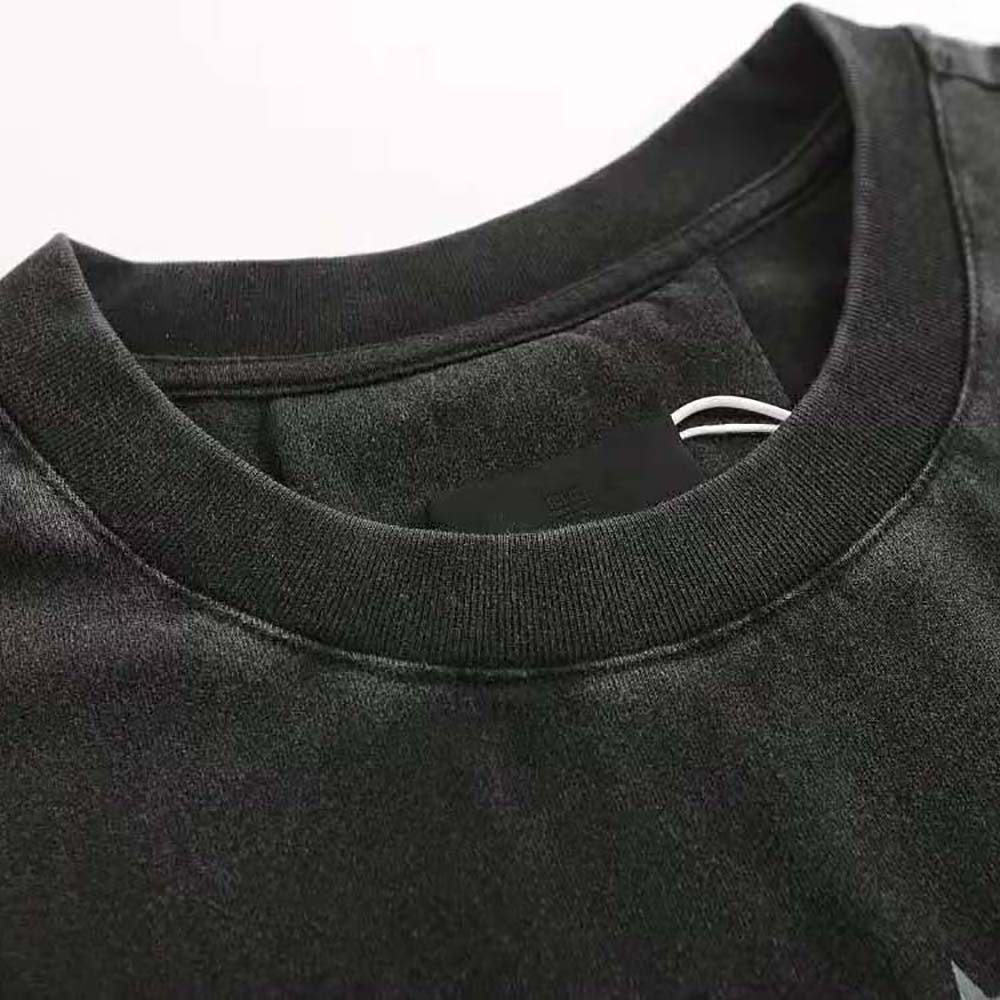 Givenchy Men Oversized T-shirt in Embroidered Jersey-Gray - image 4