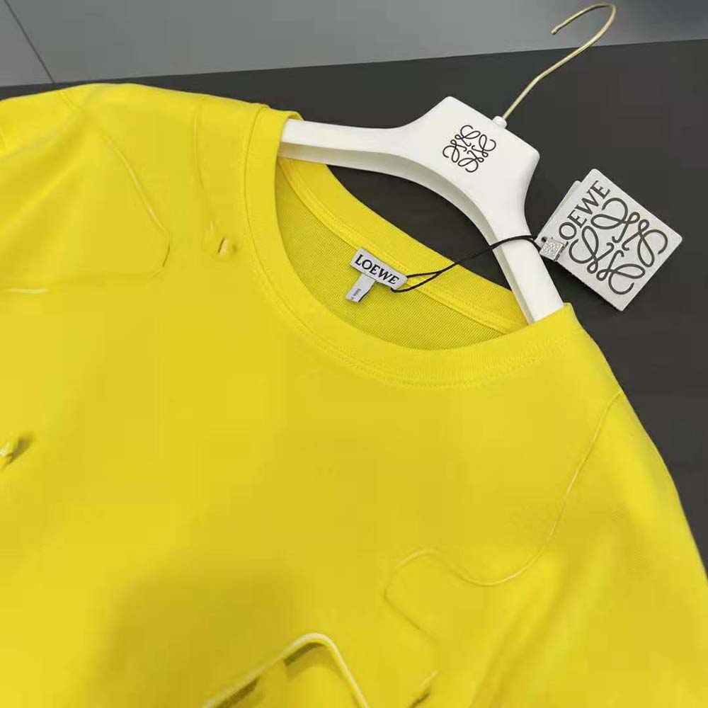 Loewe Men Objects T-shirt in Cotton-Yellow - image 8