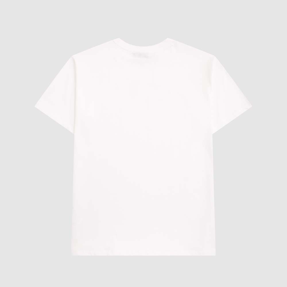 Side angle showing fit and fabric texture of Loewe Men Anagram T-shirt