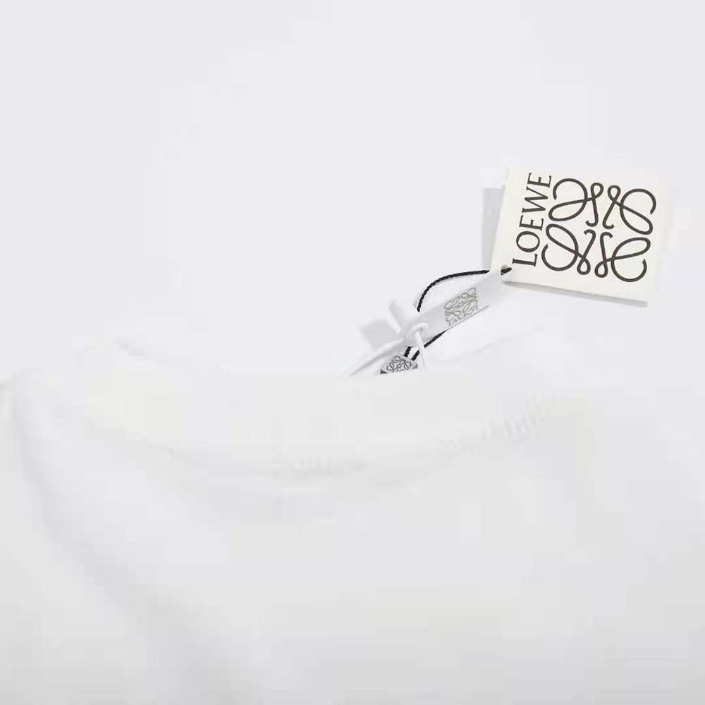 Loewe Men Heen LOEWE T-shirt in Cotton-White - image 9