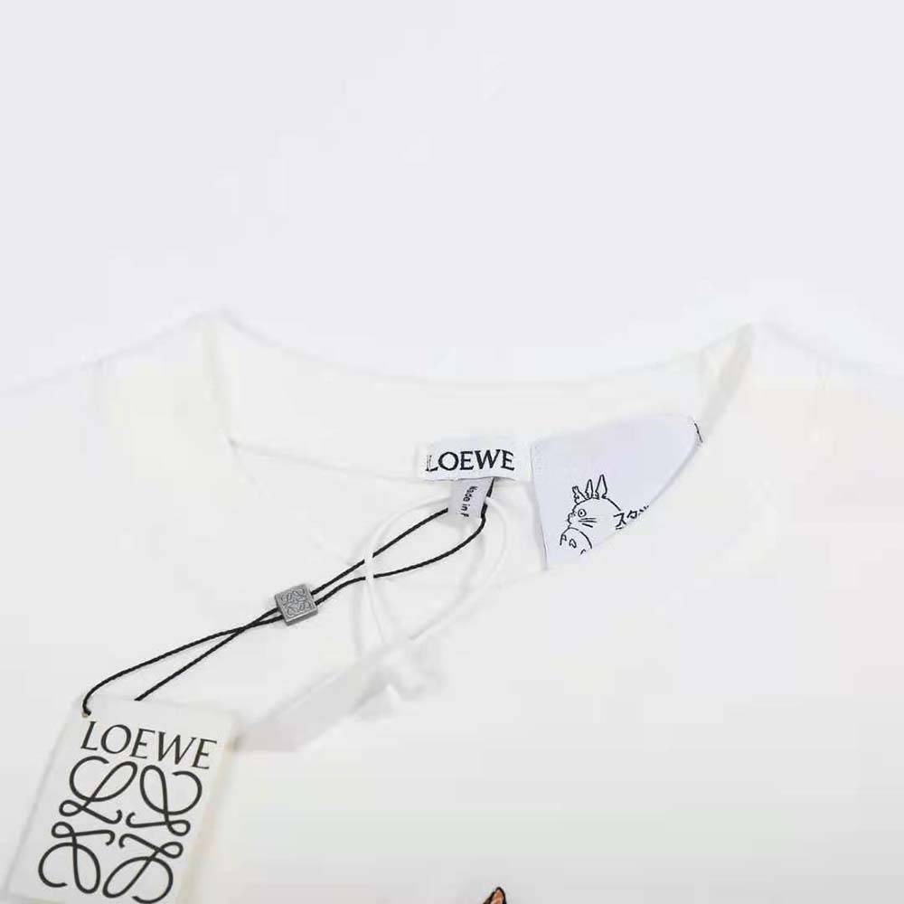 Loewe Men Heen LOEWE T-shirt in Cotton-White - image 8