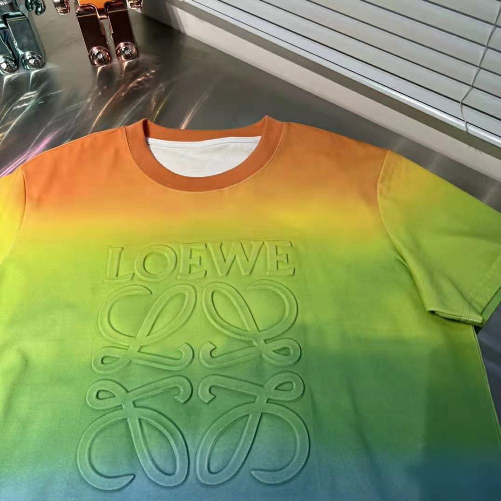 Loewe Women Rainbow Anagram T-shirt in Cotton - image 5