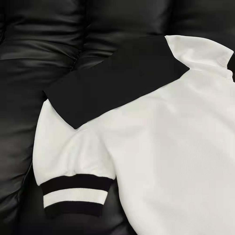 Miu Miu Women Piqué Top with Jacquard Logo - image 7