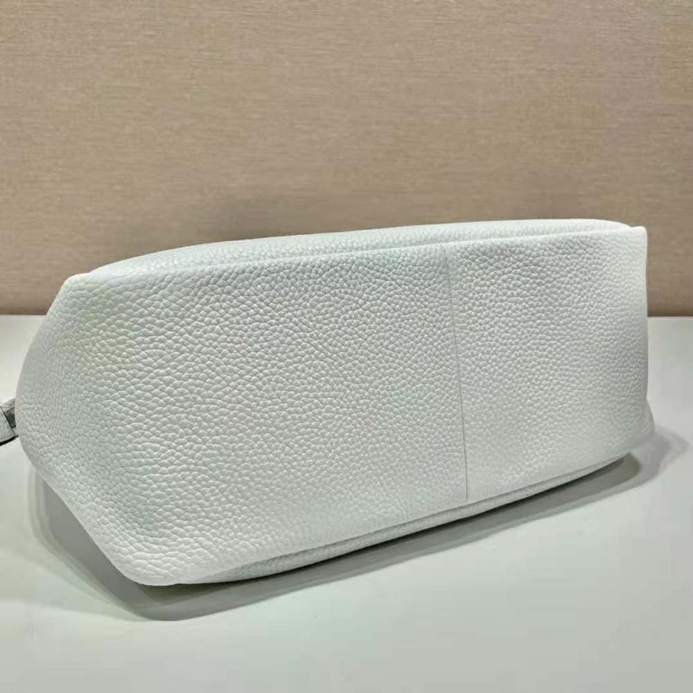 Prada Women Large Leather Handbag-White - image 7