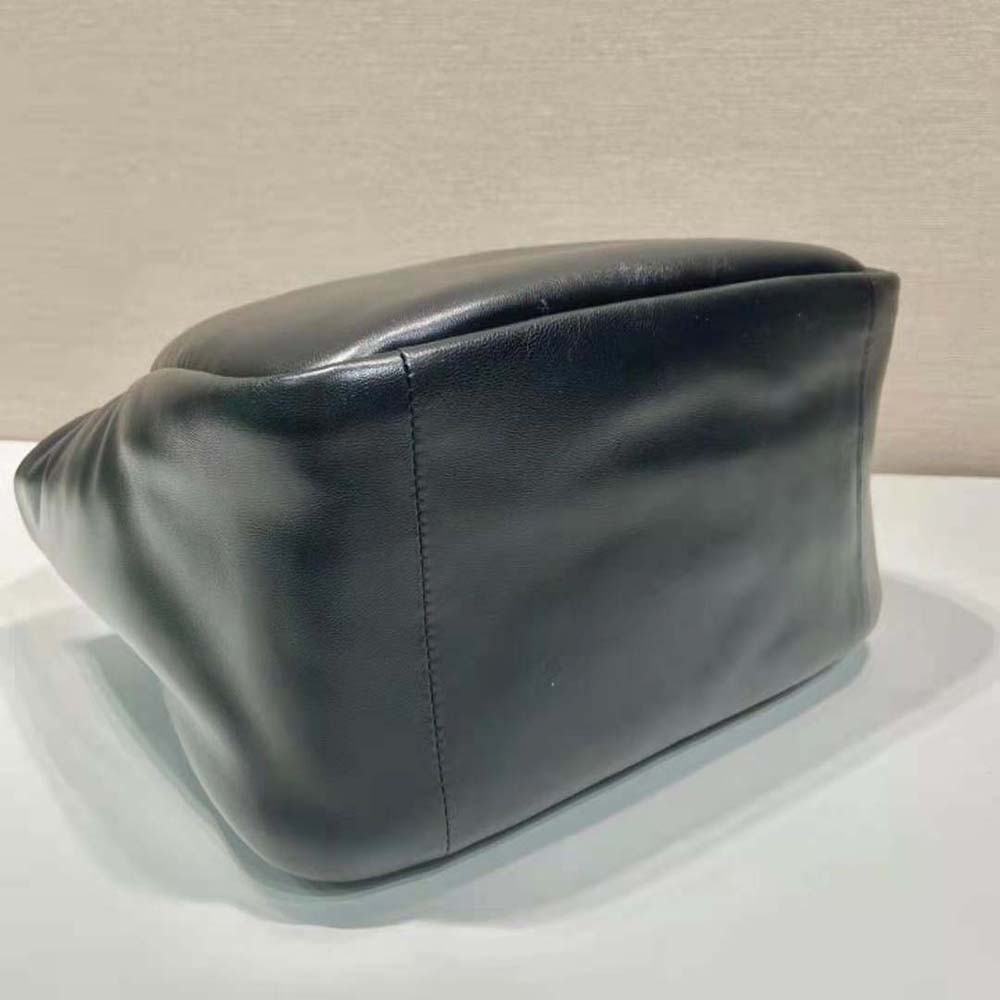 Prada Women Medium Padded Prada Soft Nappa Leather Bag-Black - image 7