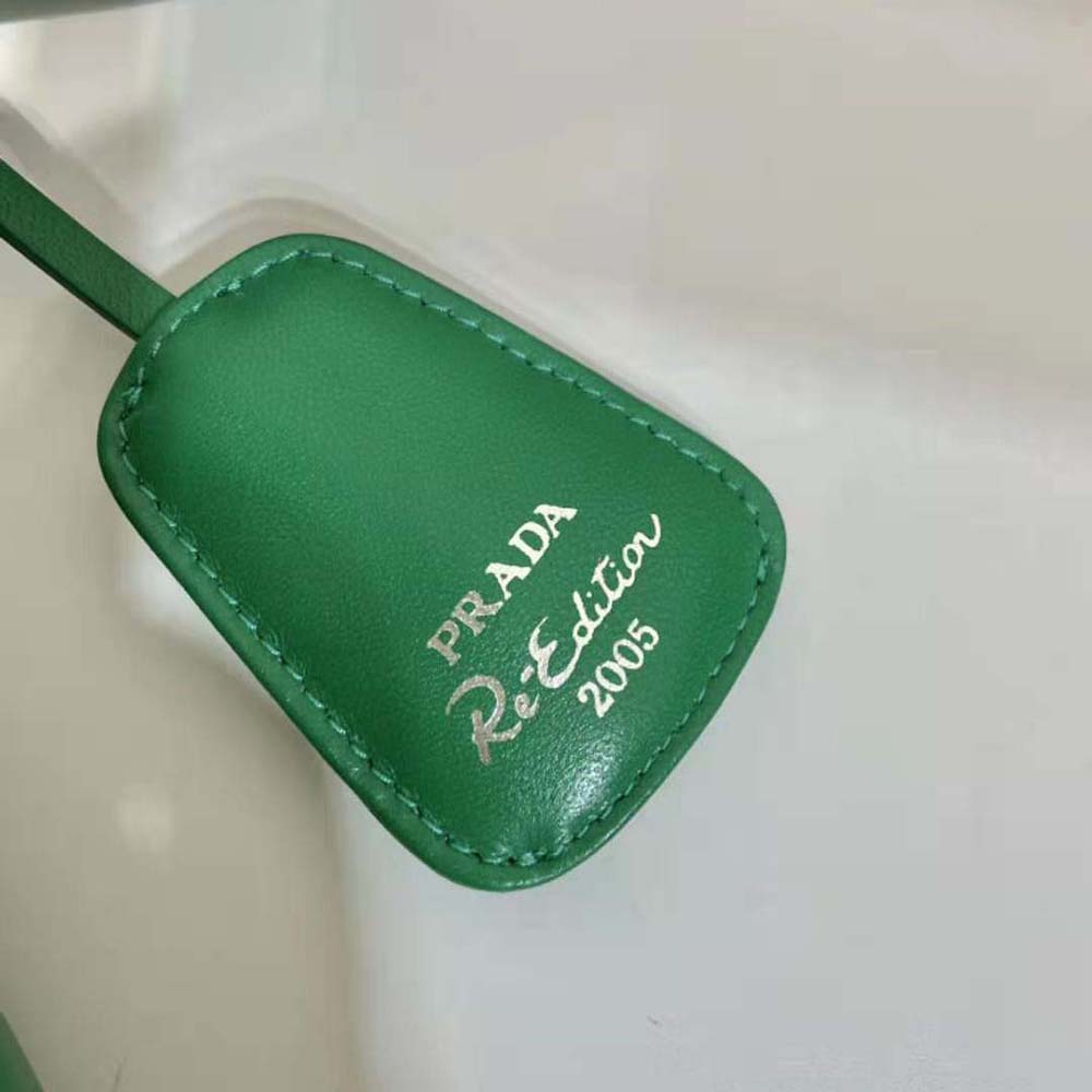 Prada Women Padded Nappa-Leather Prada Re-Edition 2005 Shoulder Bag-Green - image 8