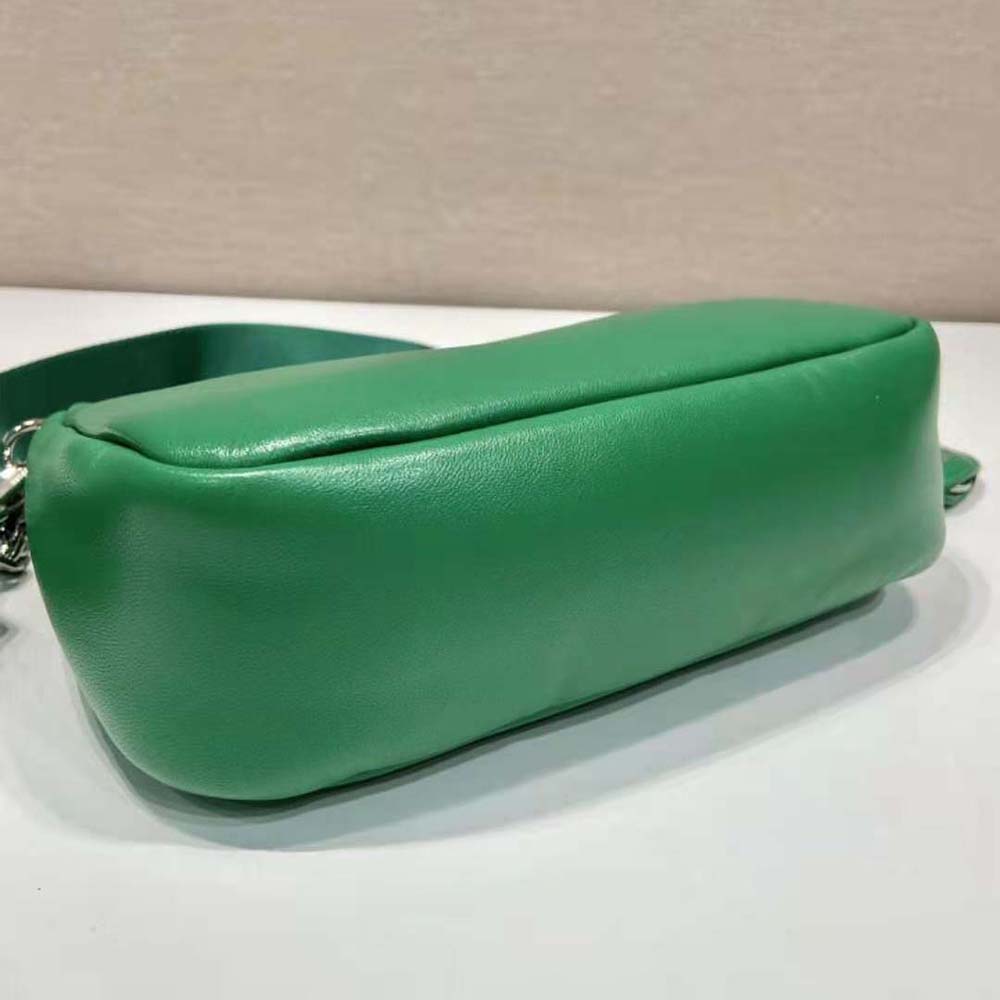 Prada Women Padded Nappa-Leather Prada Re-Edition 2005 Shoulder Bag-Green - image 6