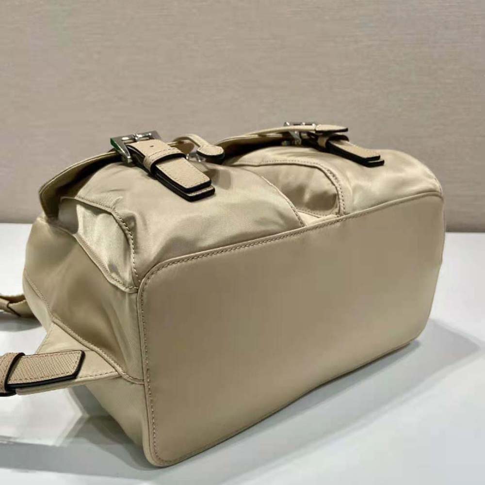 Prada Women Small Re-Nylon Backpack-Beige - image 7