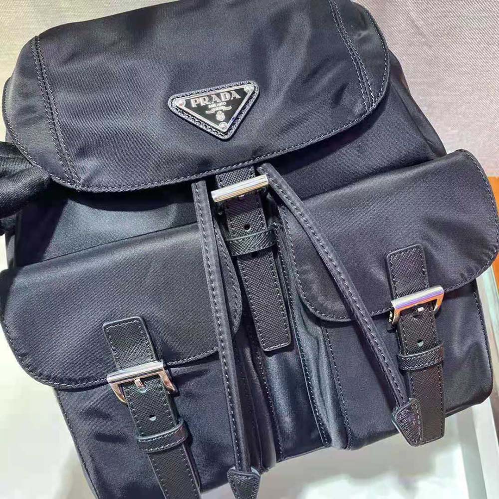 Prada Women Small Re-Nylon Backpack-Black - image 8