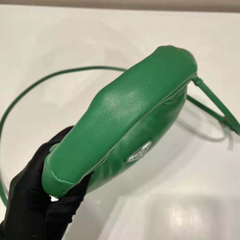 Prada Women Soft Padded Nappa Leather Mini-Bag-Green - image 7