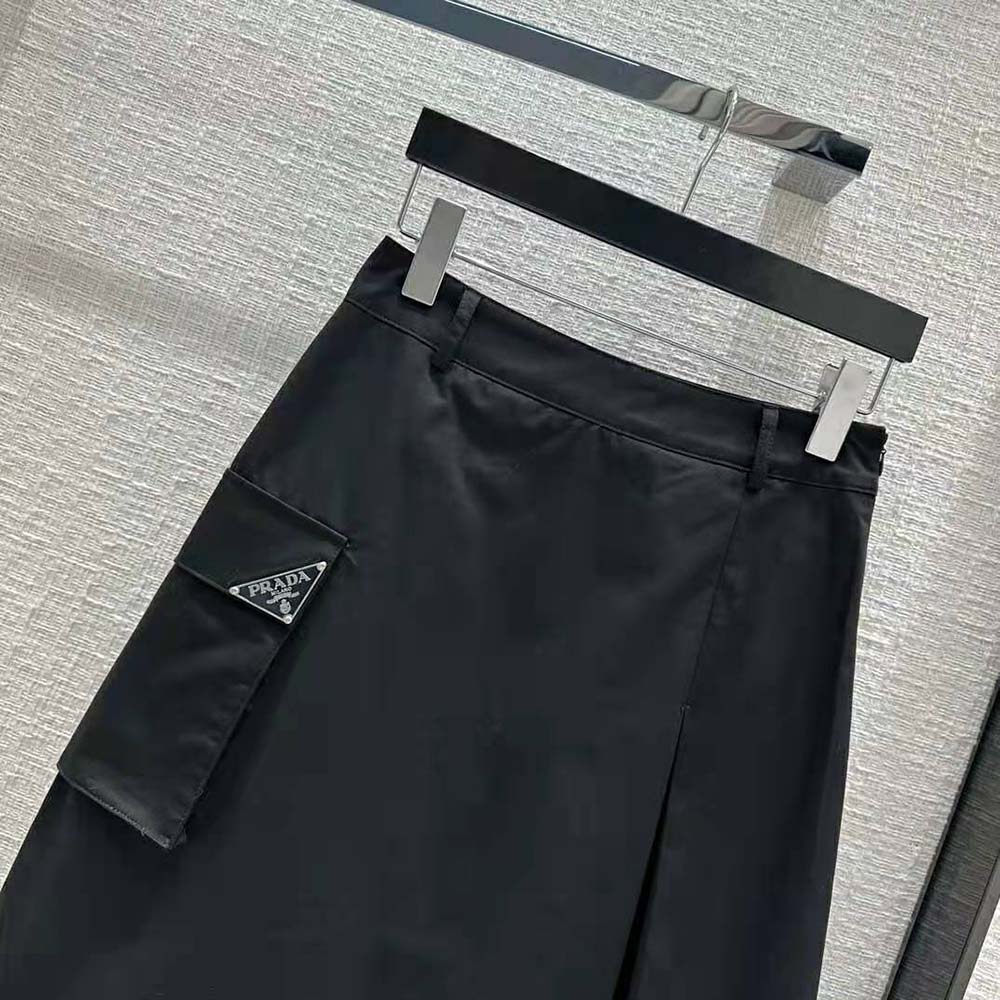 Prada Women Technical Canvas Skirt - image 5