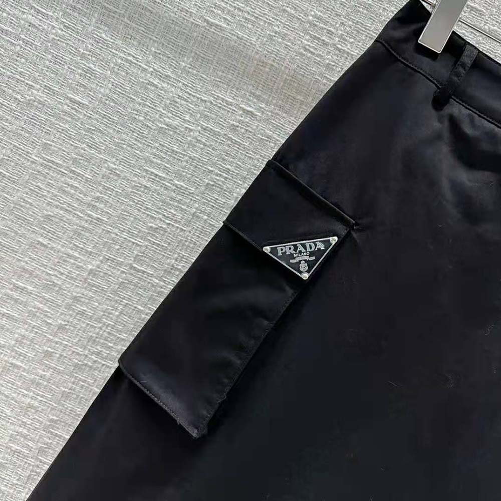 Prada Women Technical Canvas Skirt - image 9