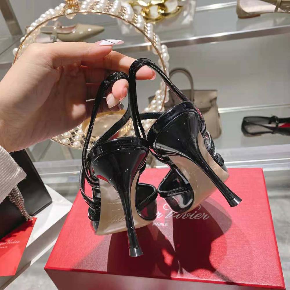 Roger Vivier Women I Love Vivier Slingback Pumps in PVC-Black - image 9