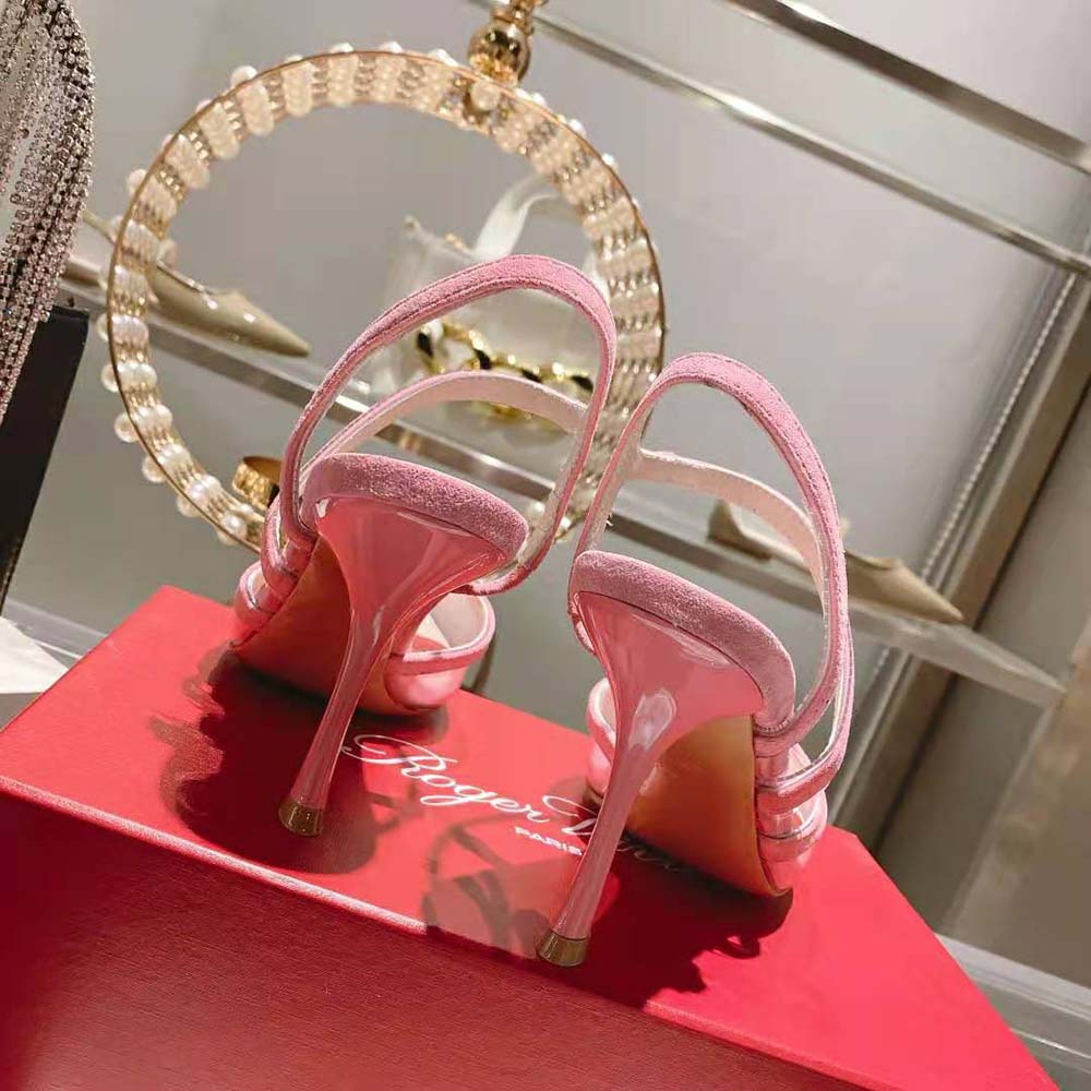 Roger Vivier Women I Love Vivier Slingback Pumps in PVC-Pink - image 10