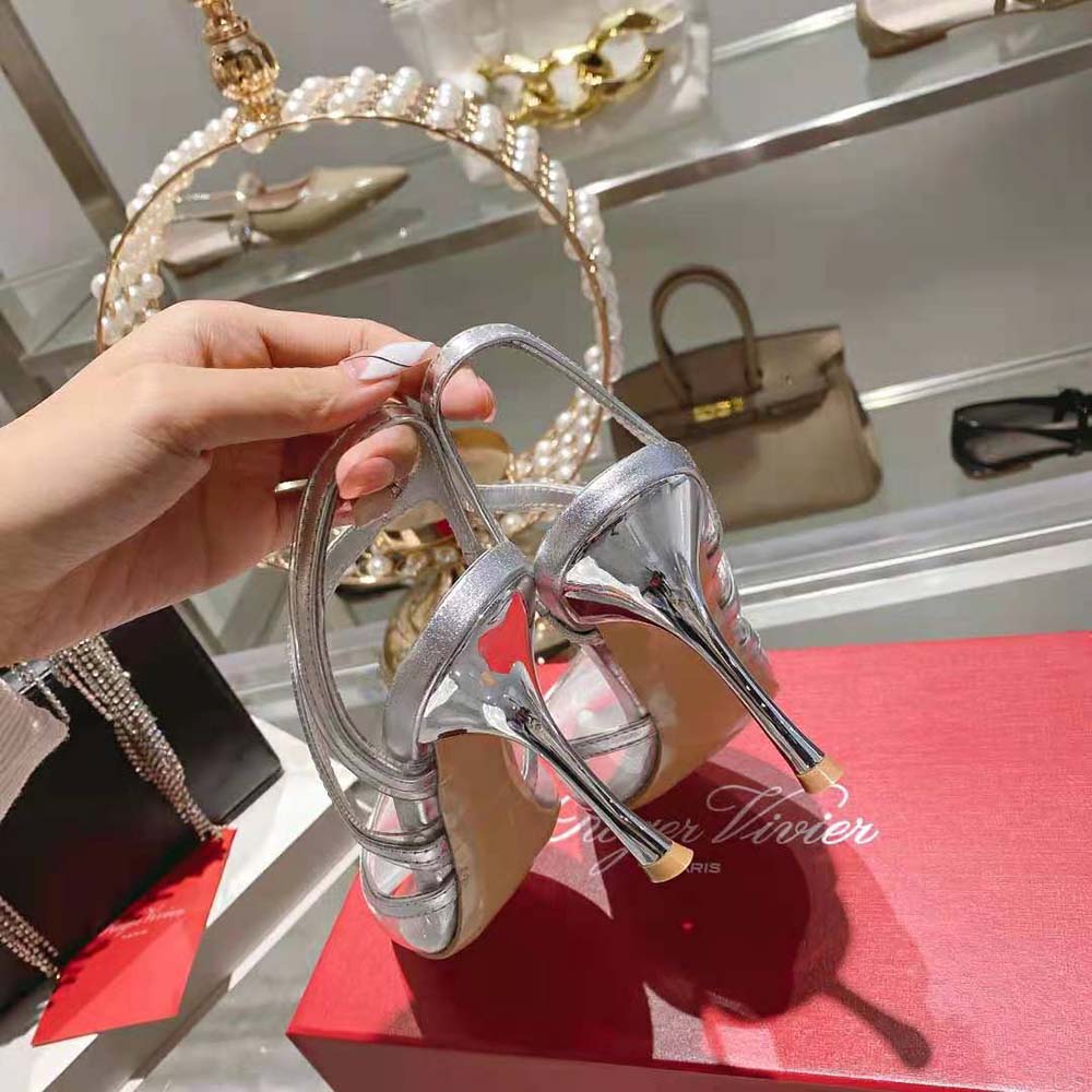 Roger Vivier Women I Love Vivier Slingback Pumps in PVC-Silver - image 10