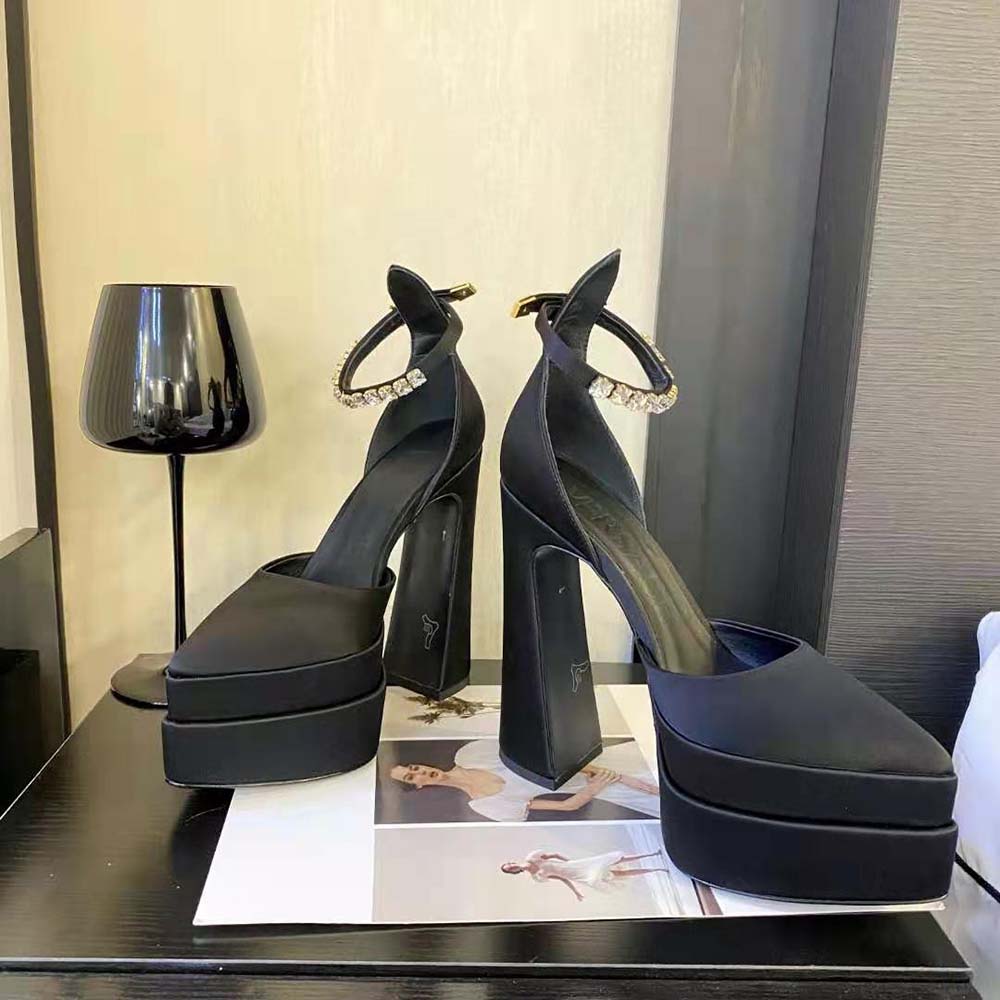 Versace Women Aevitas Pointy Platform Pumps in 16cm Heel Height - image 5