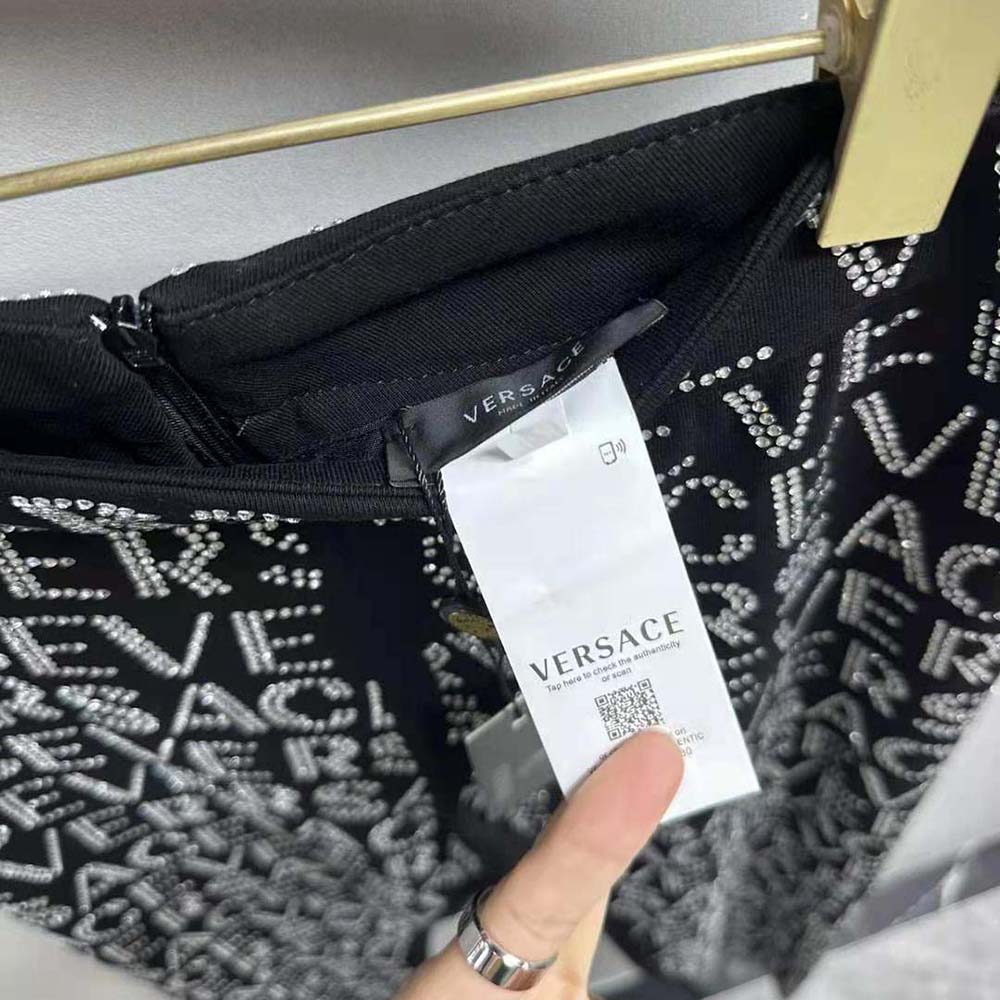 Versace Women Crystal Versace Allover Leggings - image 9