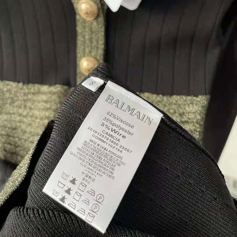 Balmain Women Scooped V-neckline Knit Dress - image 10