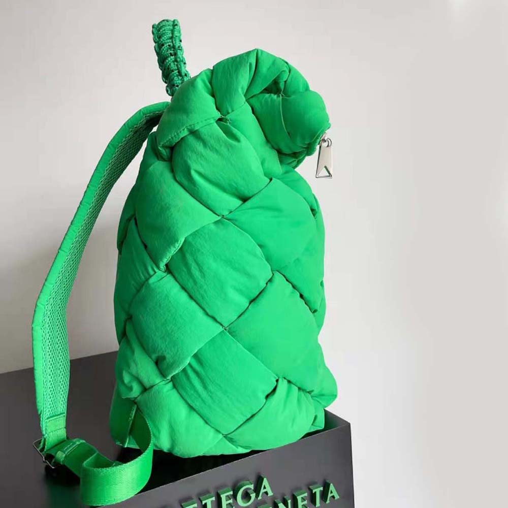 Bottega Veneta Men Padded Tech Cassette Backpack-Green - image 4
