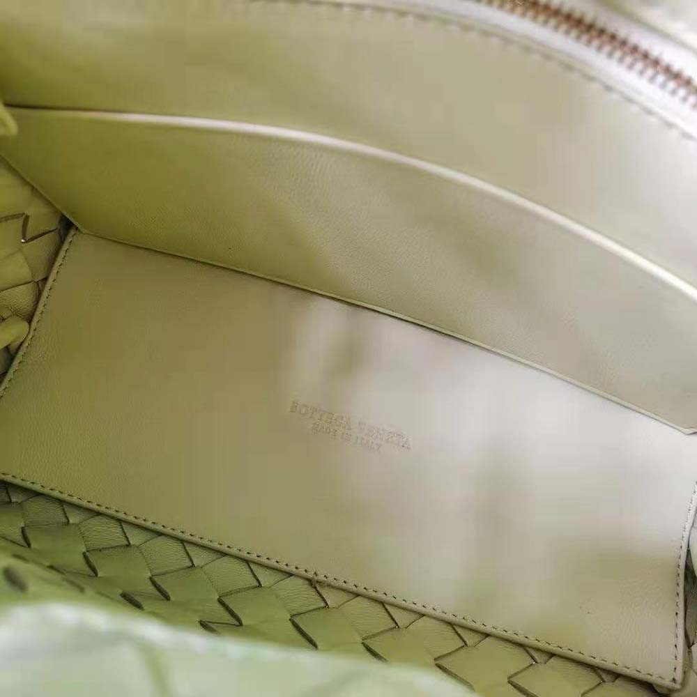 Bottega Veneta Women Small Andiamo Intrecciato Leather Top Handle Bag-Yellow - image 10