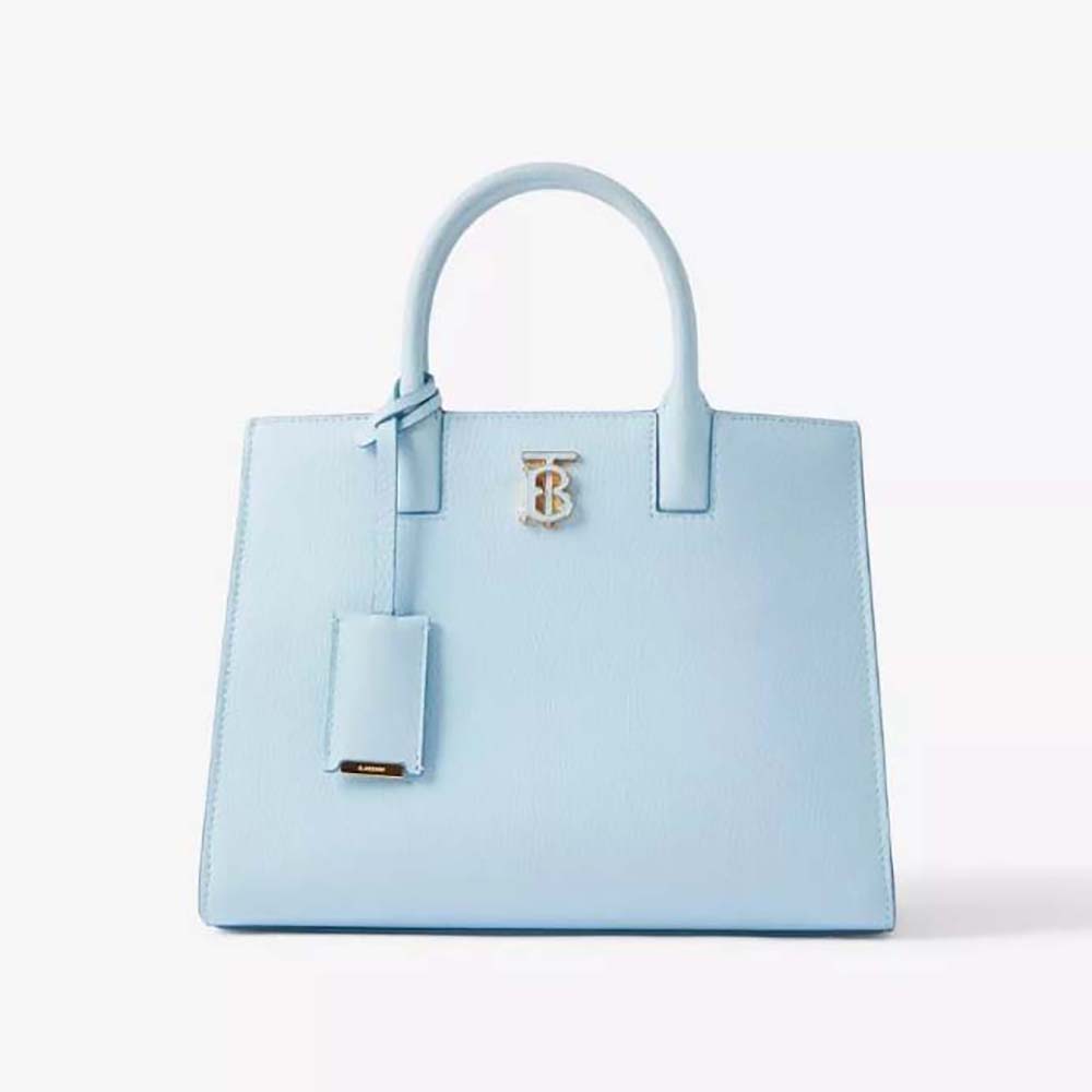 Front view of Burberry Women Mini Frances Bag with Thomas Burberry Monogram