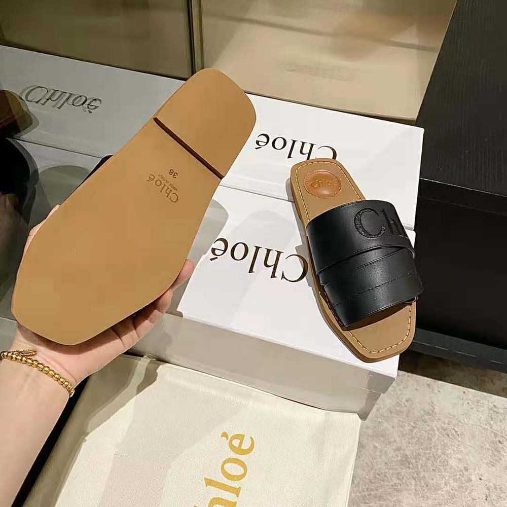 Chloe Women Woody Flat Mule-Black - image 10