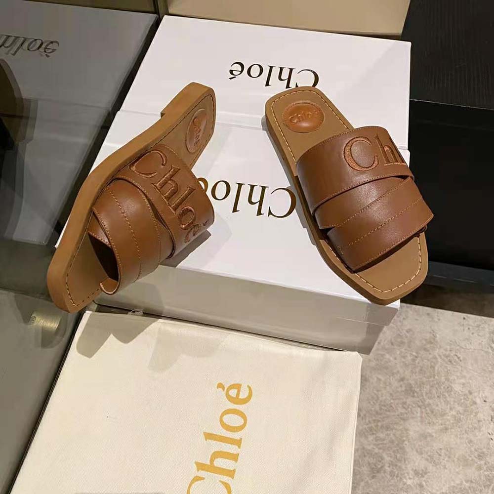 Chloe Women Woody Flat Mule-Brown - image 8