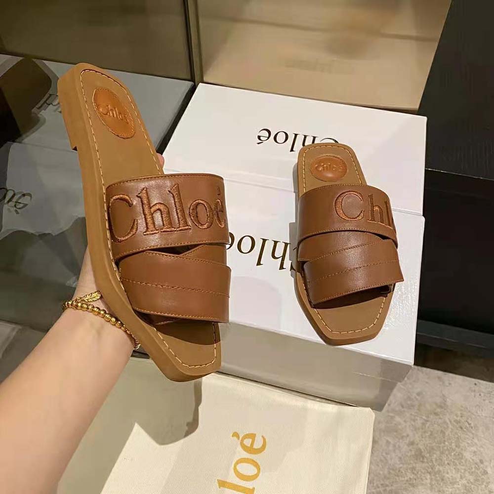 Chloe Women Woody Flat Mule-Brown - image 7