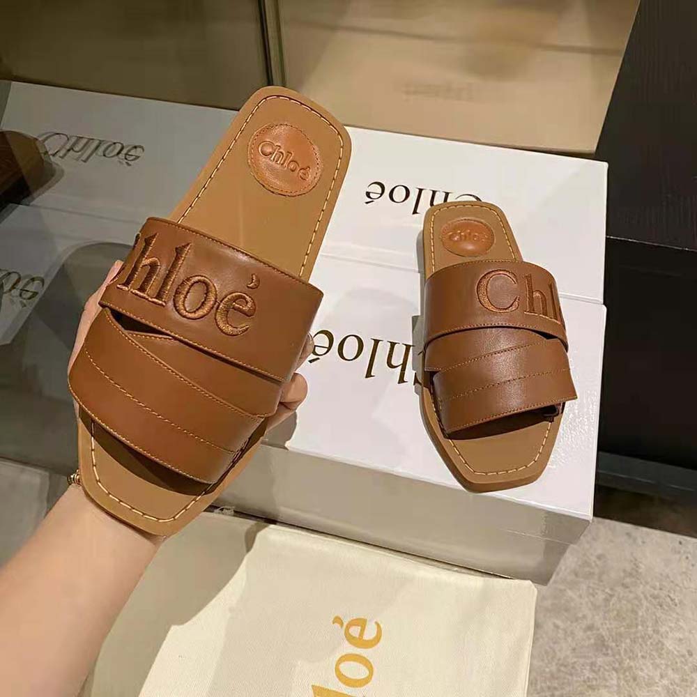 Chloe Women Woody Flat Mule-Brown - image 6
