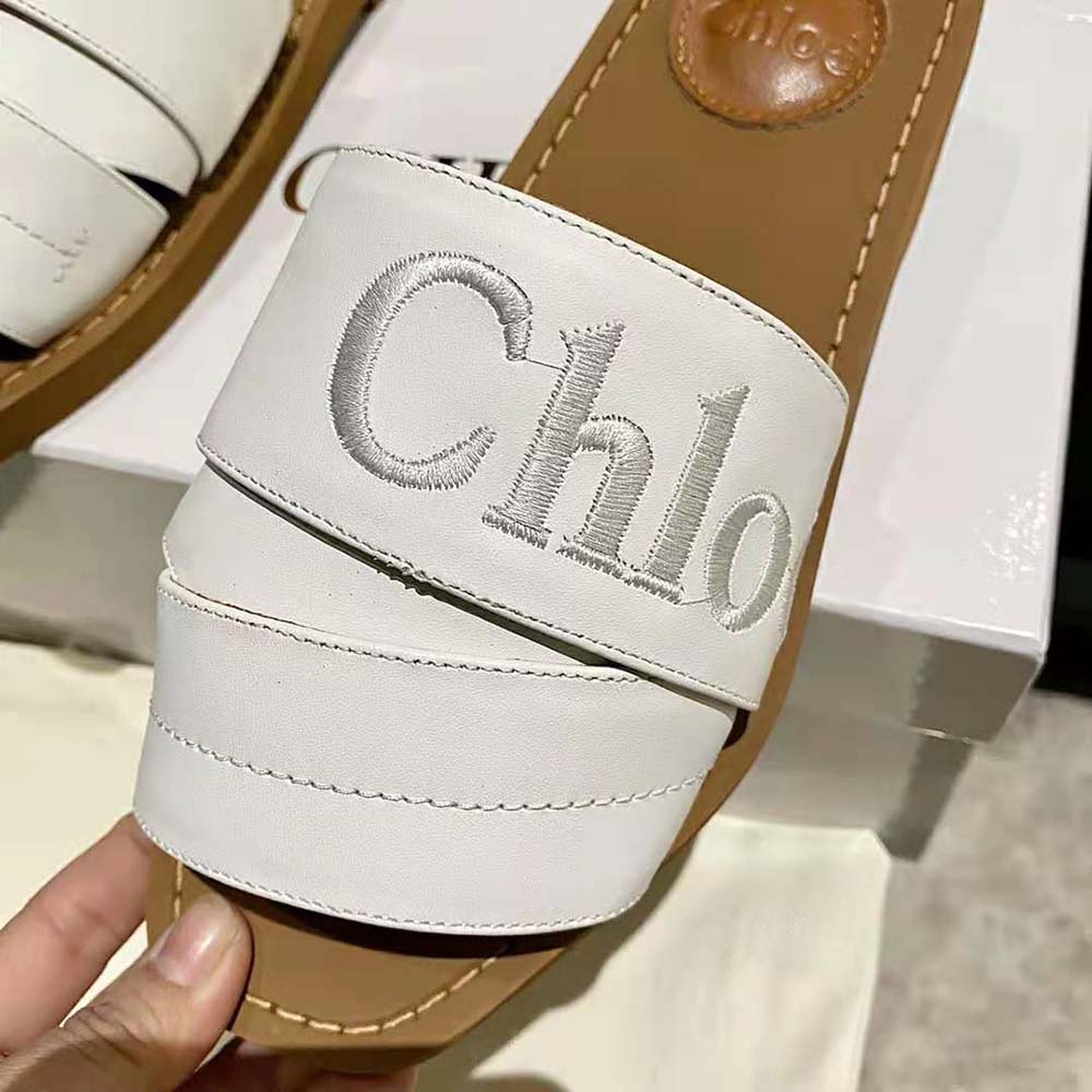 Chloe Women Woody Flat Mule-White - image 9