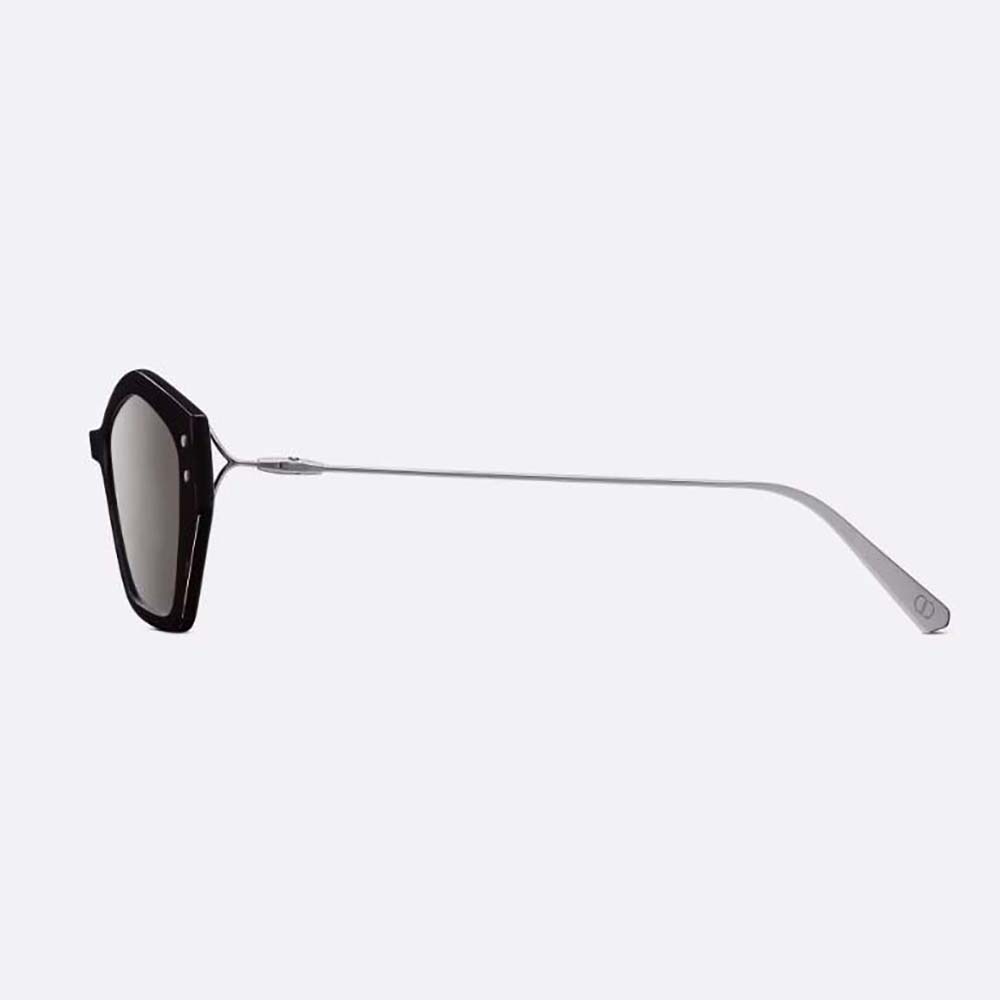 Side angle highlighting black acetate frame of Dior Men MissDior S1U sunglasses