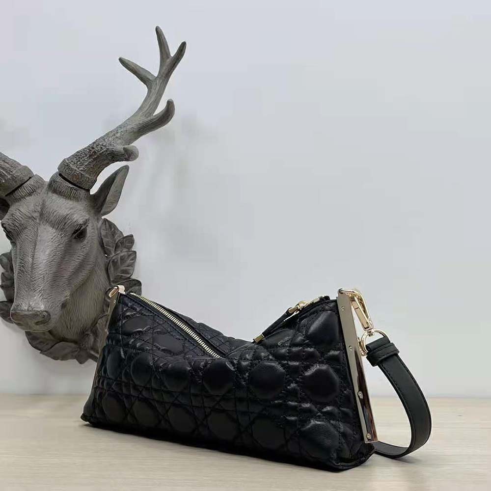 Dior Women Club Bag Black Cannage Lambskin - image 4