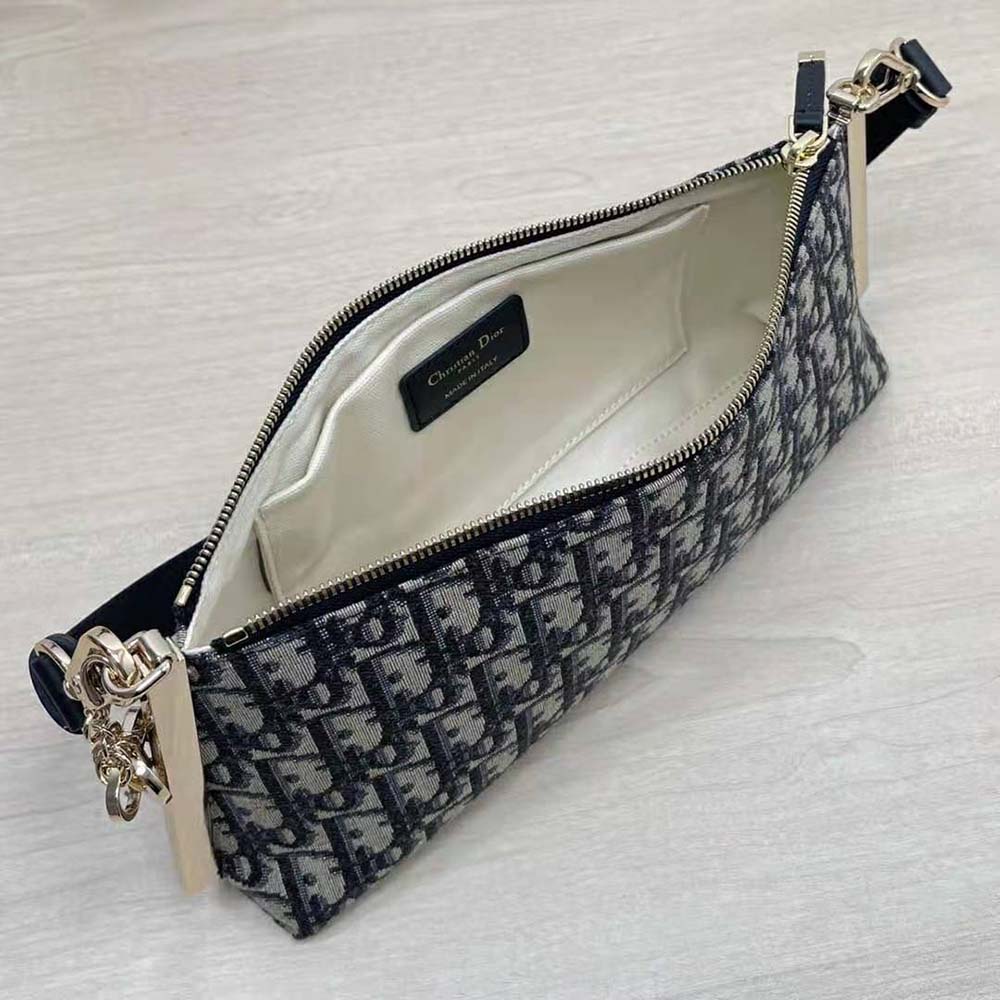 Dior Women Club Bag Blue Dior Oblique Jacquard - image 6