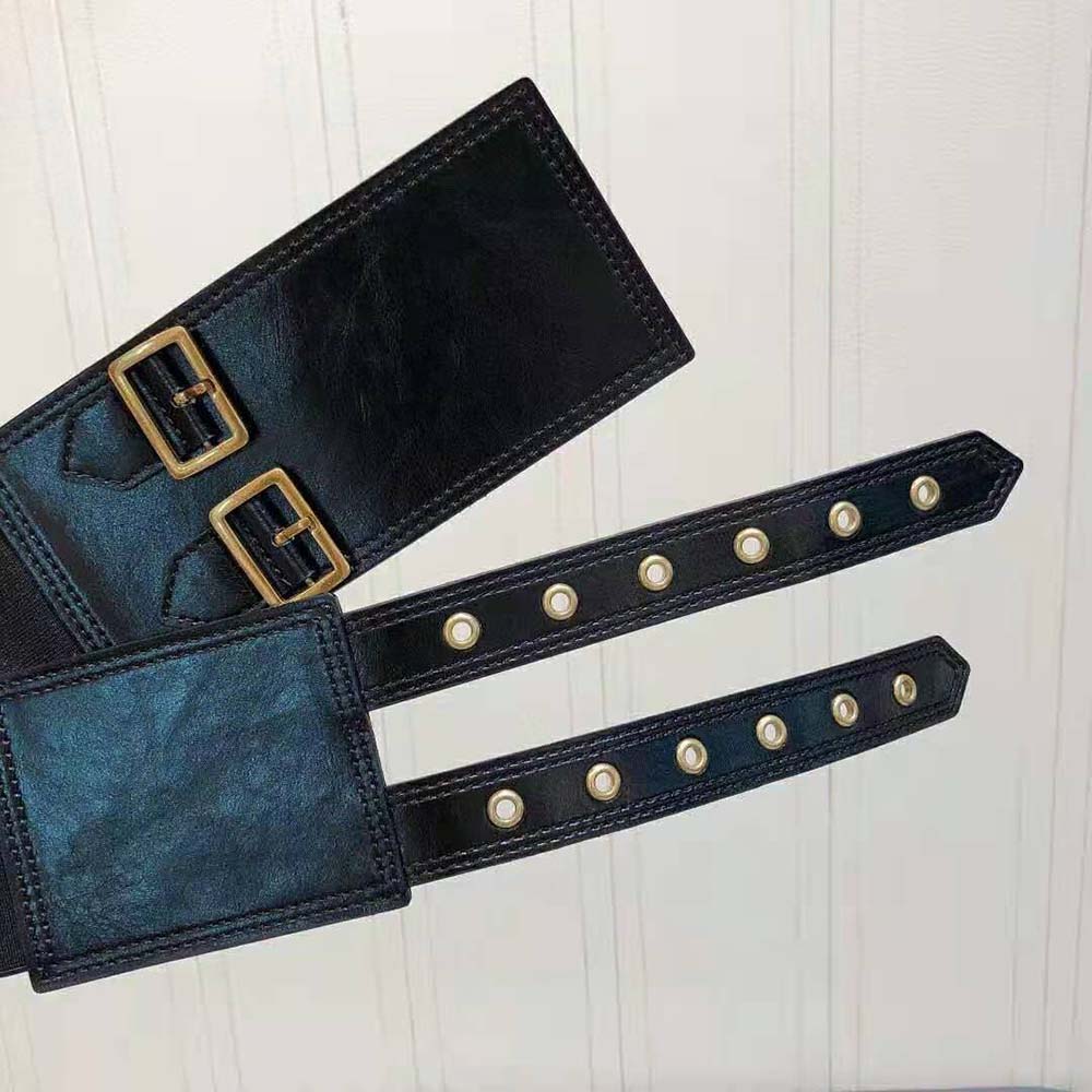 Dior Women Saddle Belt Black Smooth Calfskin 13.5 CM - image 7