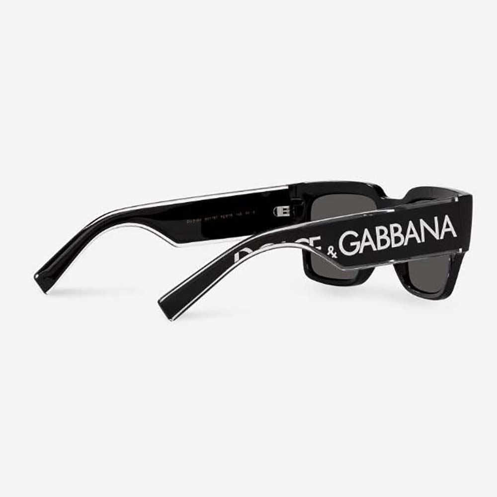 Dolce Gabbana D&G Women DG Elastic Sunglasses-Black - image 4