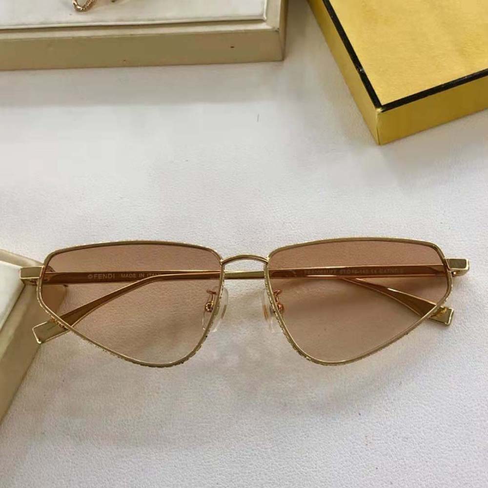 Fendi Women FF Sunglasses with Brown Lenses - image 4