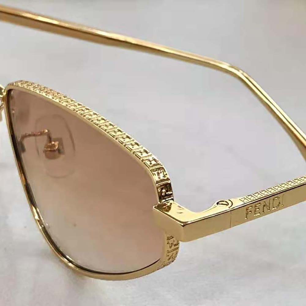 Fendi Women FF Sunglasses with Brown Lenses - image 5