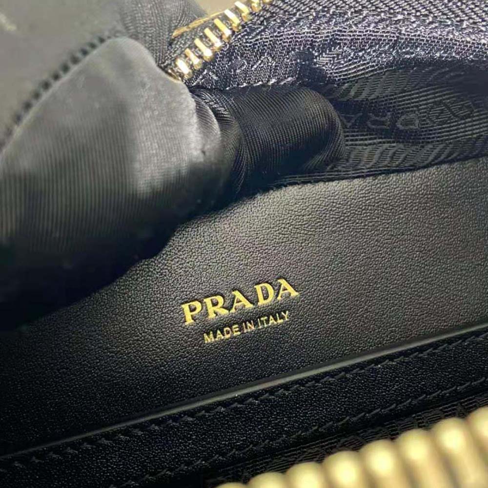 Prada Women Symbole Embroidered Fabric Bag - image 10