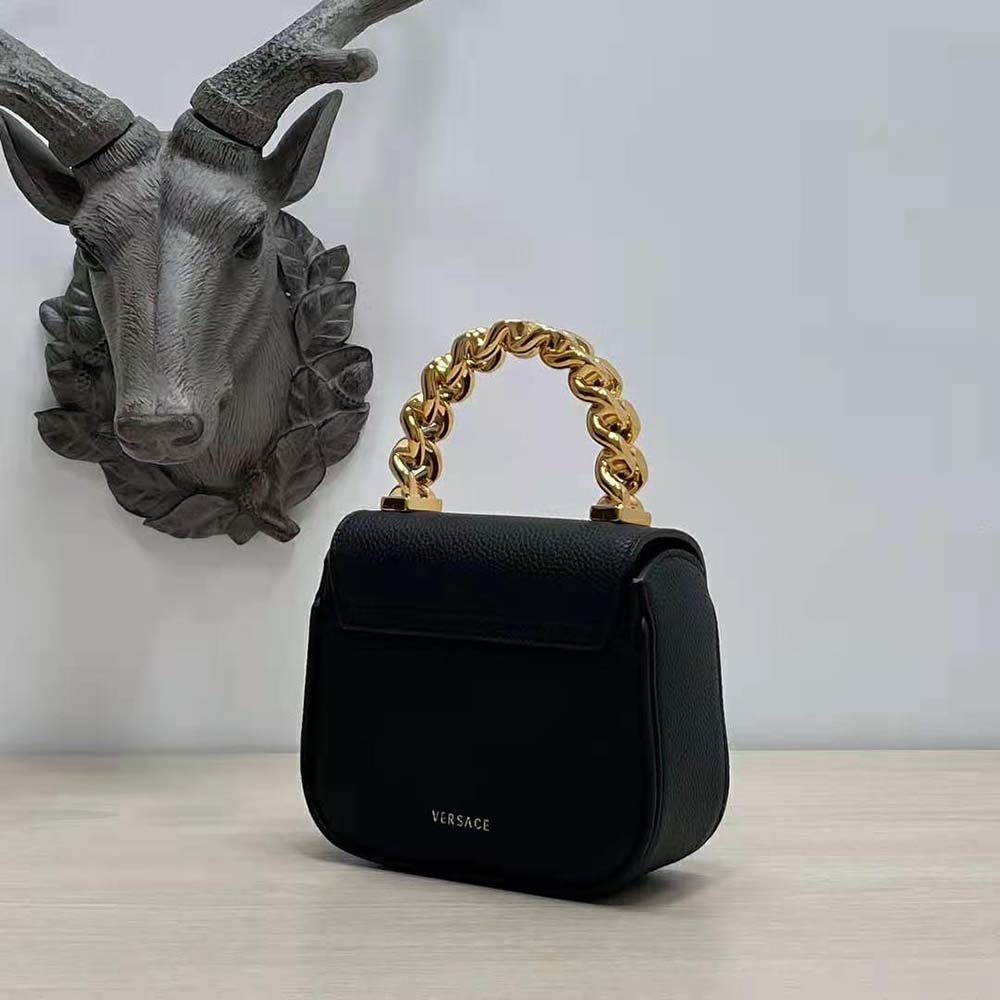 Versace Women La Medusa Mini Bag-Black - image 4
