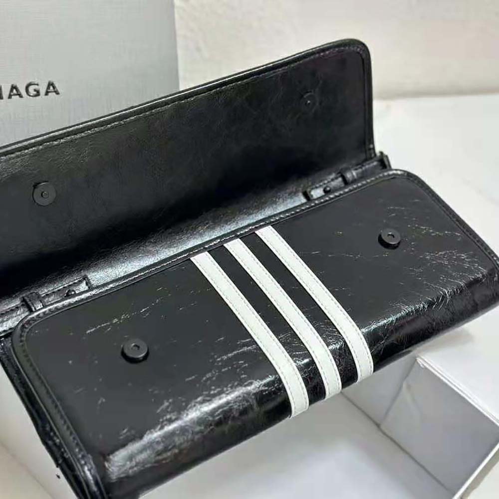 Balenciaga Women Balenciaga / Adidas Wallet on Strap in Black - image 5