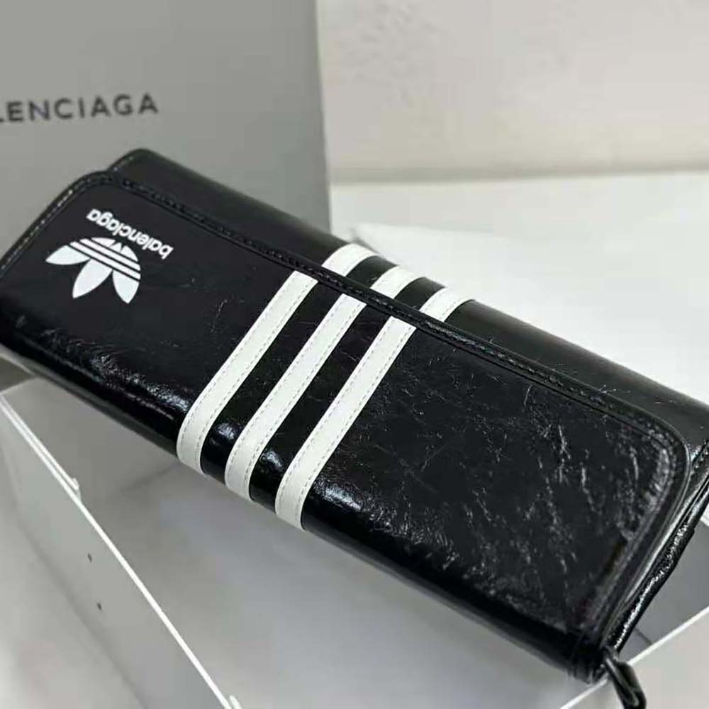 Balenciaga Women Balenciaga / Adidas Wallet on Strap in Black - image 4
