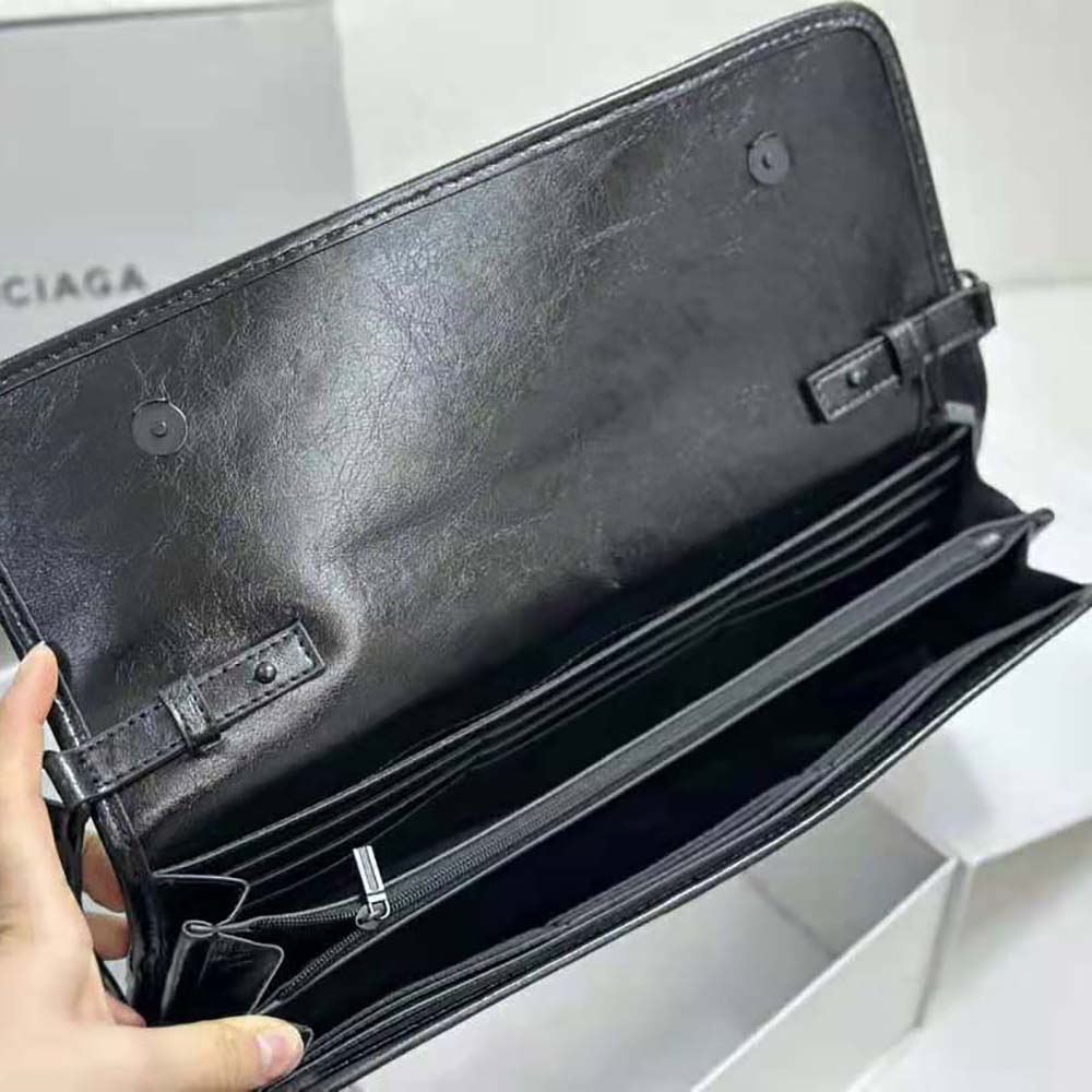 Balenciaga Women Balenciaga / Adidas Wallet on Strap in Black - image 10